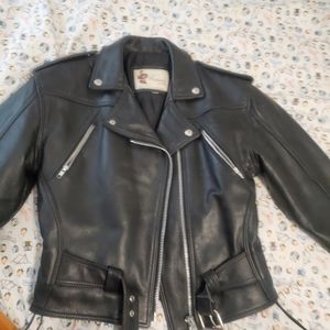 Genuine leather jacket made in Canada